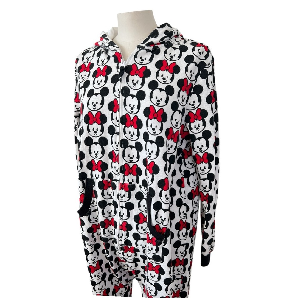 Disney Minnie Mouse MXYZ Onesie Pajama Adult Cozy Y2K Kawaii Cartoon - Picture 10 of 14